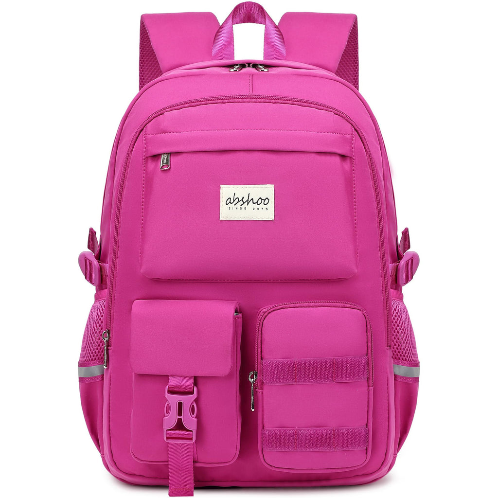 abshoo Big Student Laptop Backpack For College Women Middle High School Teen Girls Bookbag Travel Daypack (Black) | For College