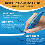 BIC Wite-Out EZ Correct Correction Tape, School Supplies for Students and Teachers, Applies Dry, No Dry Time, Tear Resistant, 4-Count Pack in White