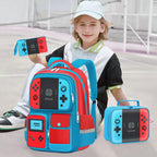 TILYTADLY School Backpack for Boys - Gamer Boys Backpack for Kids Children Elementary Middle School - Students Bag for Ages 6-18,17″ Video Game Bookbag Travel Back Pack