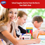 EPI Essentials Back to School Supplies for Kids 6th-12th Grade – 51 Items in Kit – Middle to High School Supply Packs – College-Ruled Bundle with Composition Notebooks – Suitable for Homeschooling