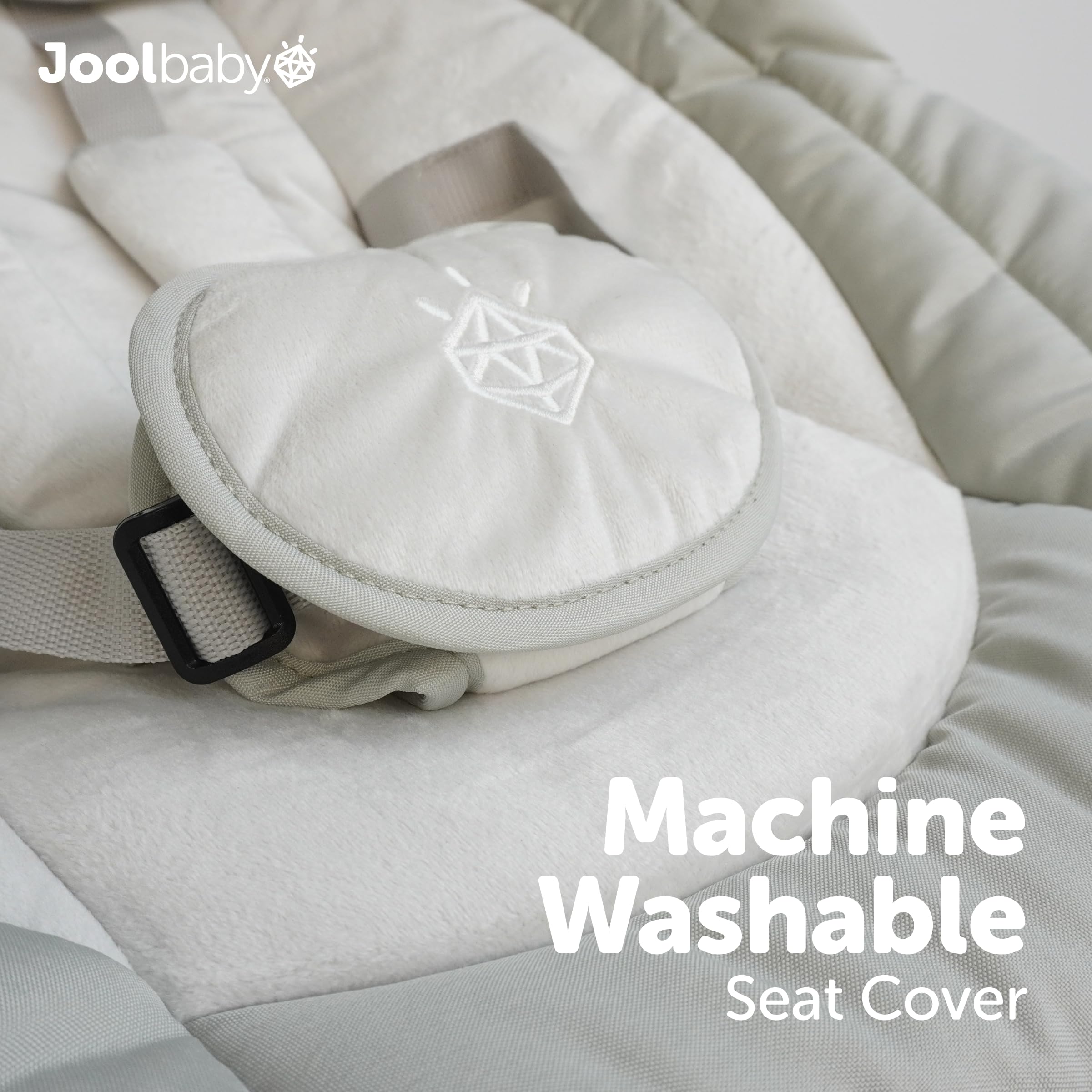 Jool Baby Nova Baby Swing for Infants – Bluetooth Music, Remote (Gray) | Keep Baby Happy While Getting Things Done – Gentle Side-to-Side Motion Helps Baby Feel Content