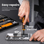JOREST Small Precision Screwdriver Set with Torx Triwing Phillips, Mini Repair Tool Kit for Macbook, Computer, Laptop, PC, iPhone, PS5, Xbox, Switch, Glasses, Watch, Ring Doorbell, Electronics