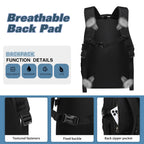 Wotony Military tactical backpack, backpack for men black small tactical assault bag