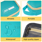 ECHSRT Large Pencil Case, Aesthetic Pen Pouch with Big Capacity, Minimalist Portable Stationery Bag with Handle for Office Organizer Aesthetic Pencil Cases