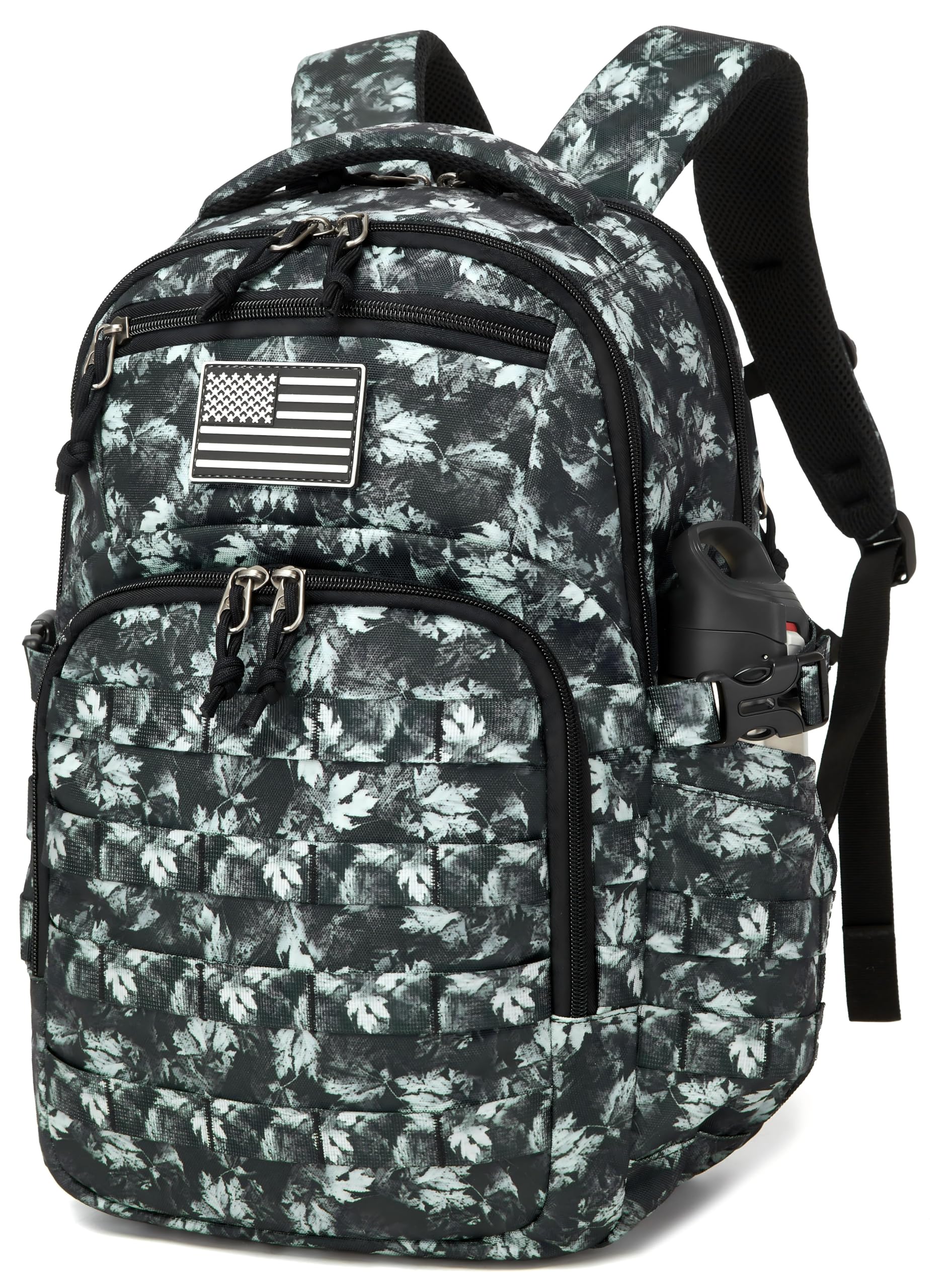 Wotony Military tactical backpack, backpack for men black small tactical assault bag