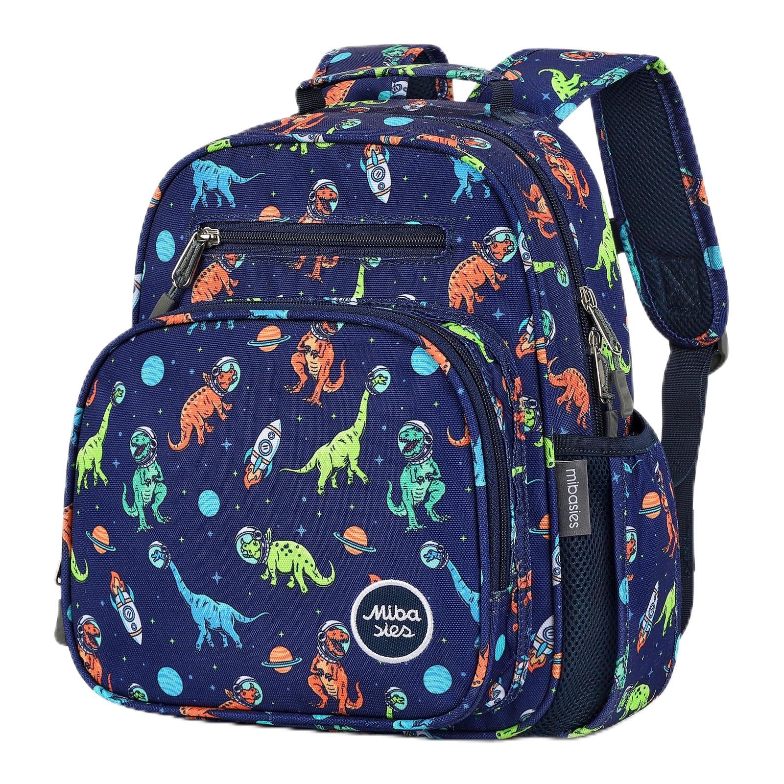 mibasies Kids Backpack for Girls: Girls Backpack 5-8 - Kindergarten Elementary School Bookbag for Girl - Flower Pink